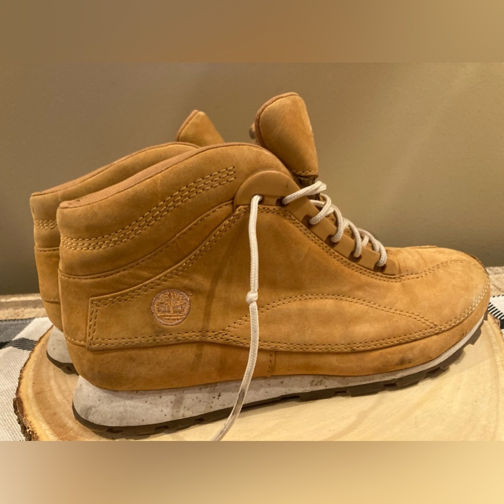 Timberland 17346 Metro Dub Wheat Leather Ankle Boots Waterproof Women's Sz 7.5 M